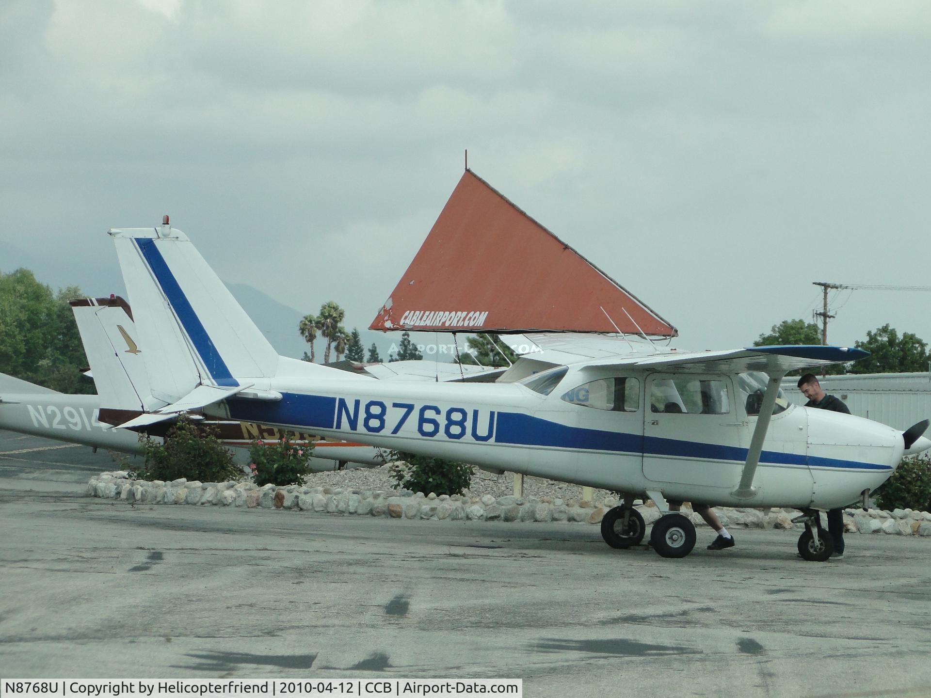 N8768U, 1965 Cessna 172F C/N 17252672, Visiting Cable