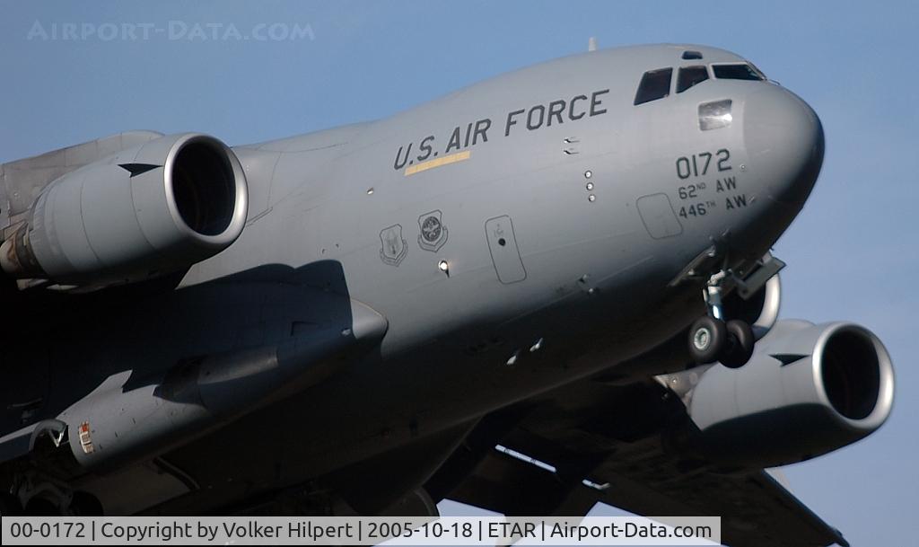 00-0172, 2001 Boeing C-17A Globemaster III C/N P-72, McChord
