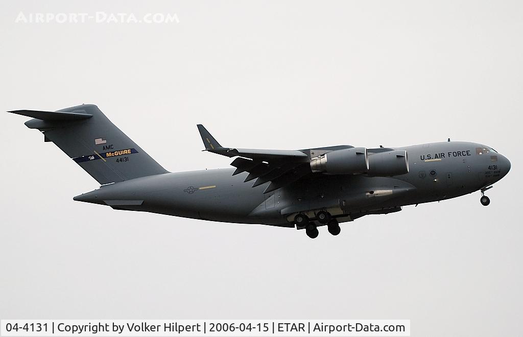04-4131, 2004 Boeing C-17A Globemaster III C/N P-131, McGuire