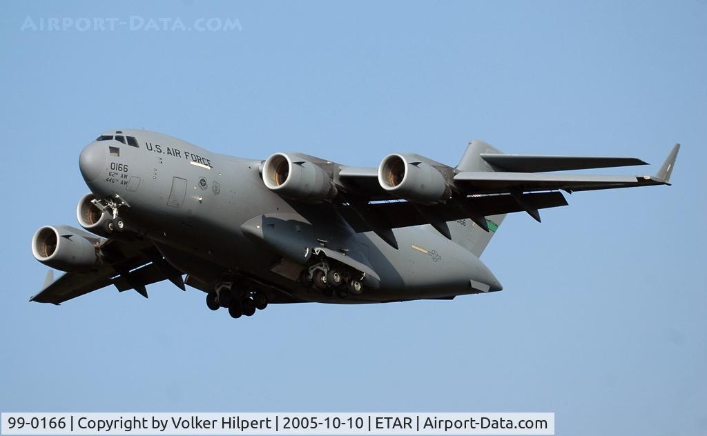 99-0166, 1999 Boeing C-17A Globemaster III C/N 50070/P-66, at rms