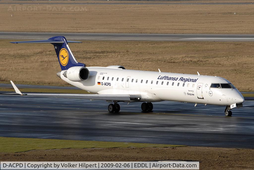 D-ACPD, 2001 Canadair CRJ-701ER (CL-600-2C10) Regional Jet C/N 10015, Lufthansa regional