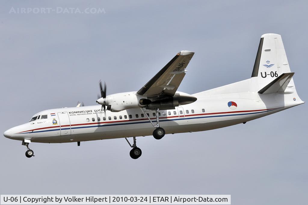 U-06, 1993 Fokker 50 C/N 20287, at rms