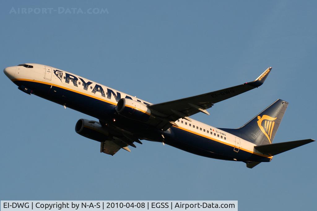 EI-DWG, 2007 Boeing 737-8AS C/N 33620, Departing