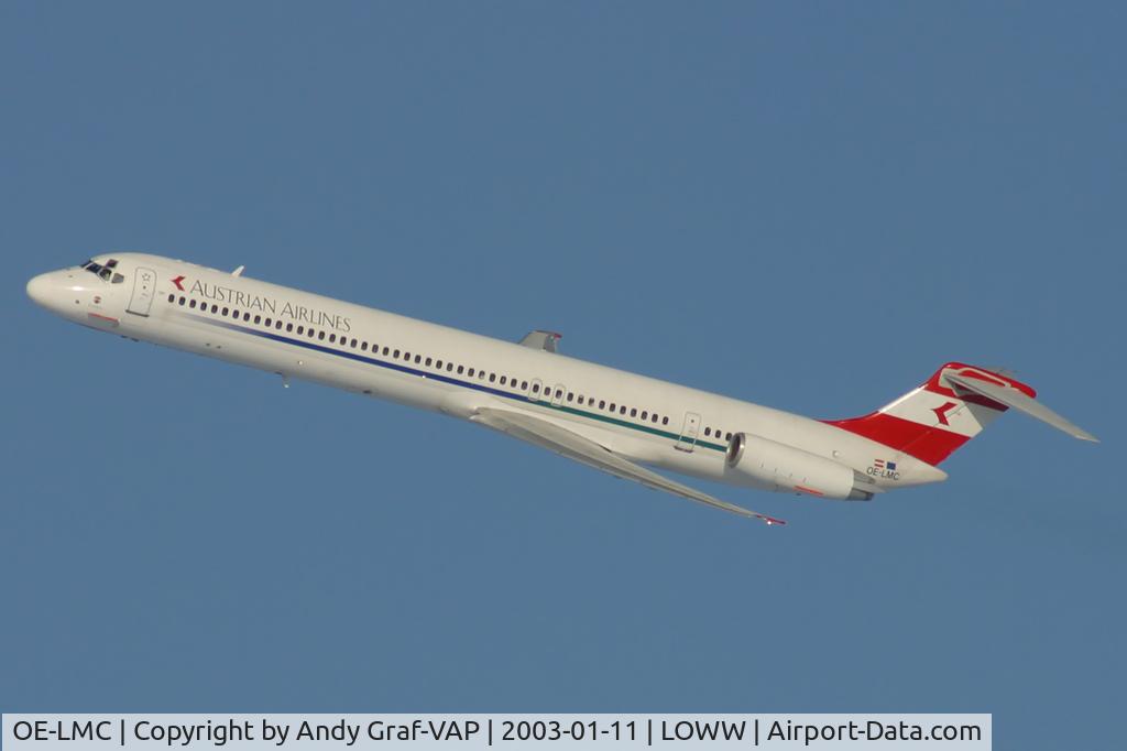 OE-LMC, 1986 McDonnell Douglas MD-82 (DC-9-82) C/N 49372, Austrian Airlines MD80