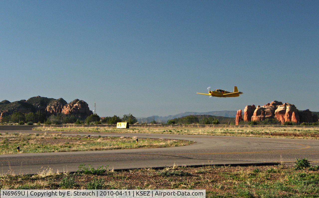 N6969U, 1964 Mooney M20E C/N 329, N6969U over Sedona