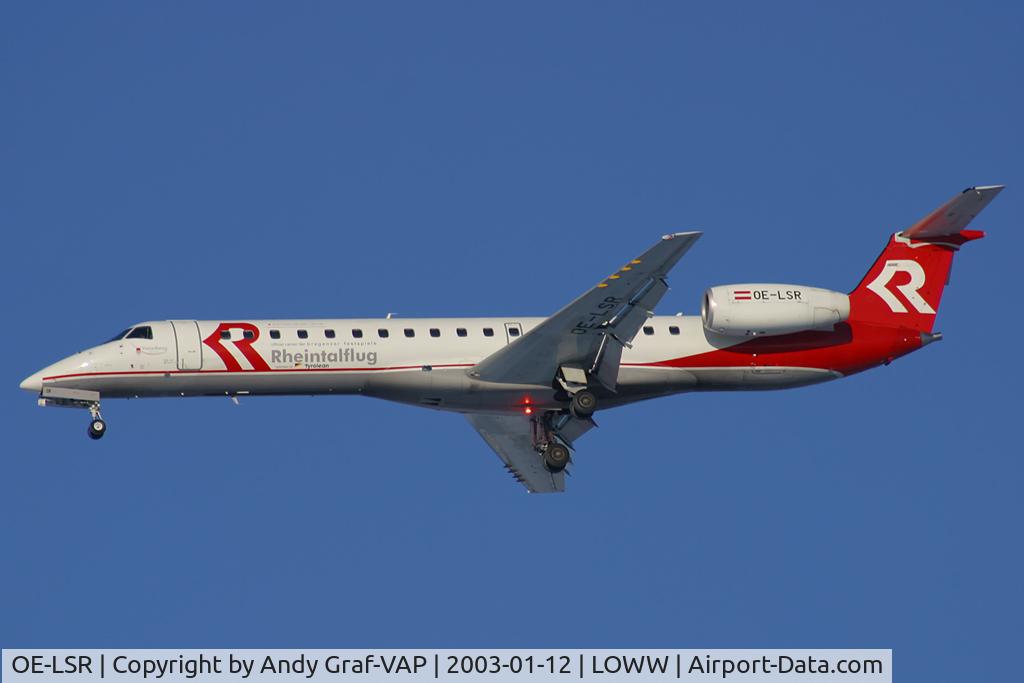 OE-LSR, 1999 Embraer EMB-145MP (ERJ-145MP) C/N 145203, Rheintalflug EMB145