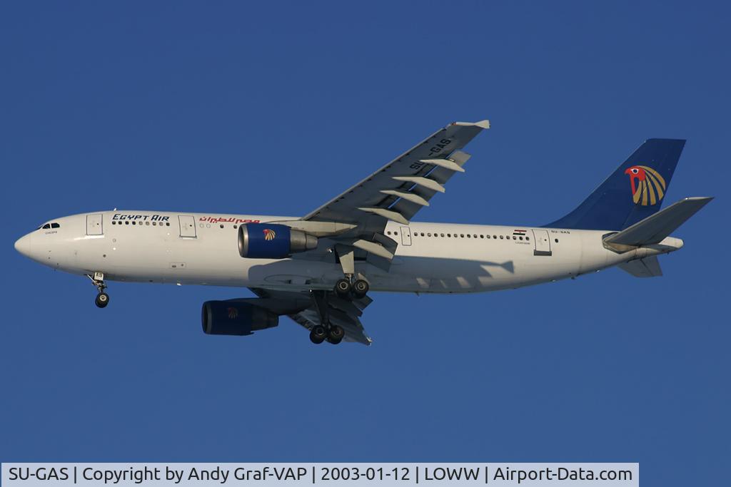 SU-GAS, 1990 Airbus A300B4-622R C/N 561, Egypt Air A300-600