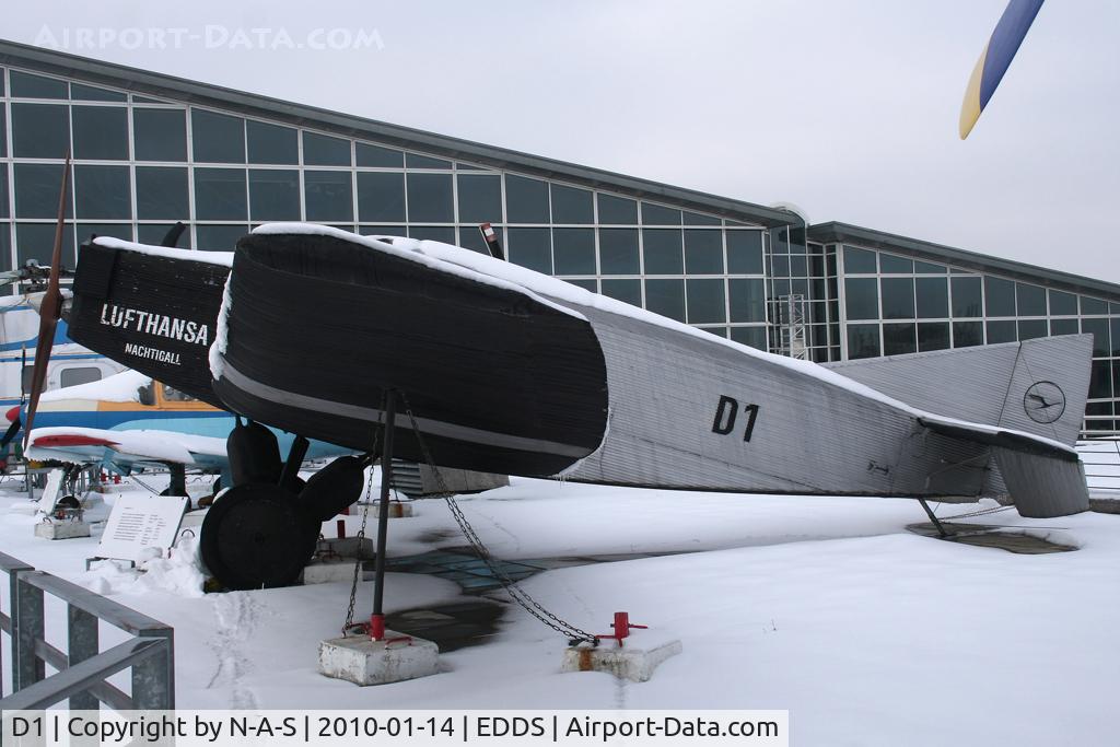 D1, Junkers F-13 Replica C/N Not found D1, Preserved