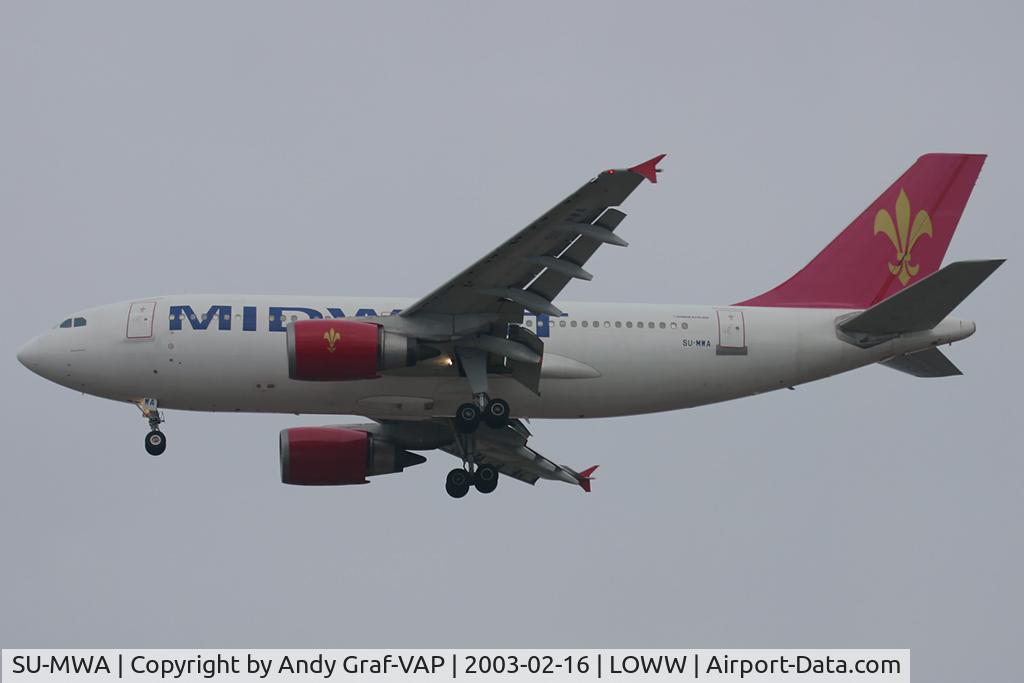 SU-MWA, 1992 Airbus A310-304 C/N 652, Midwest Airlines A310-300