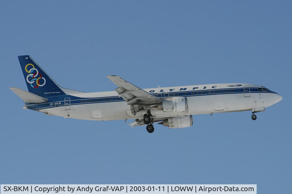 SX-BKM, 1991 Boeing 737-4Q8 C/N 24709/2115, Olympic 737-400