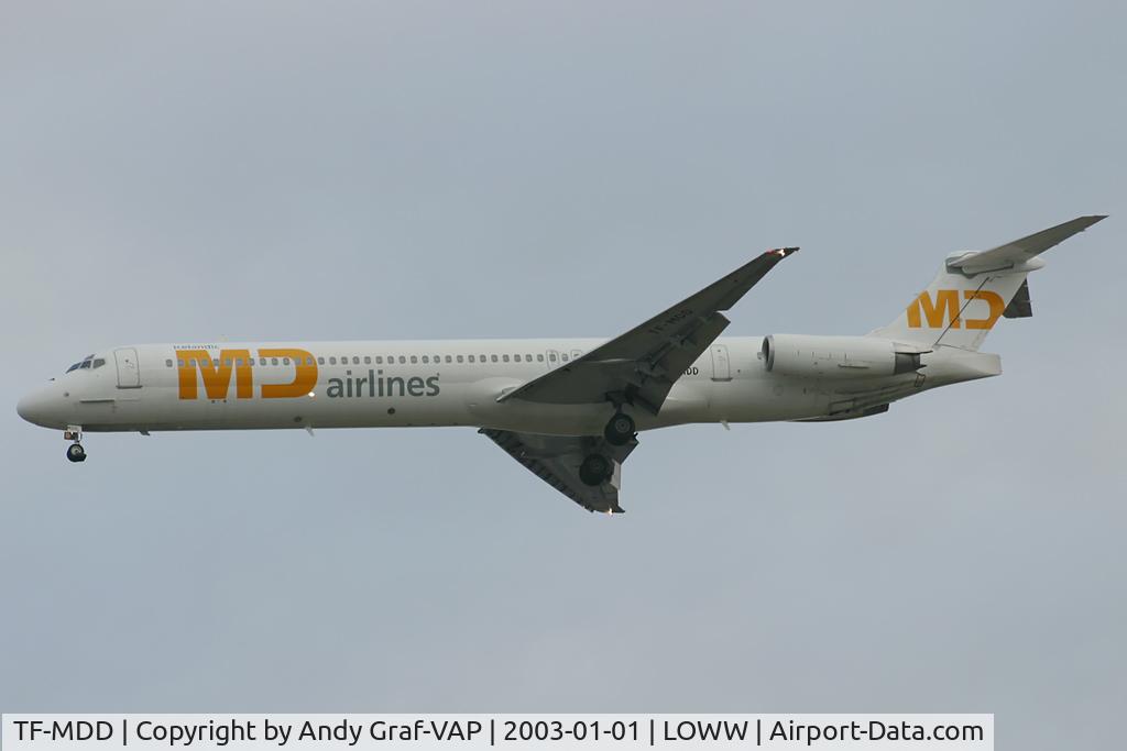 TF-MDD, 1987 McDonnell Douglas MD-83 (DC-9-83) C/N 49602, MD Airlines MD80