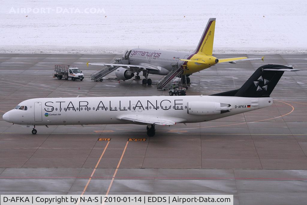 D-AFKA, 1994 Fokker 100 (F-28-0100) C/N 11517, Star Alliance colours