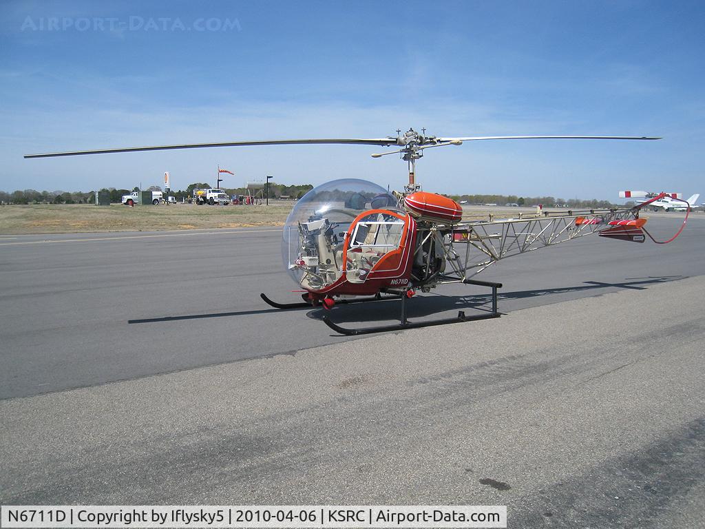 N6711D, 1958 Bell 47G-2 C/N 2192, N6711D Bell 47G-2