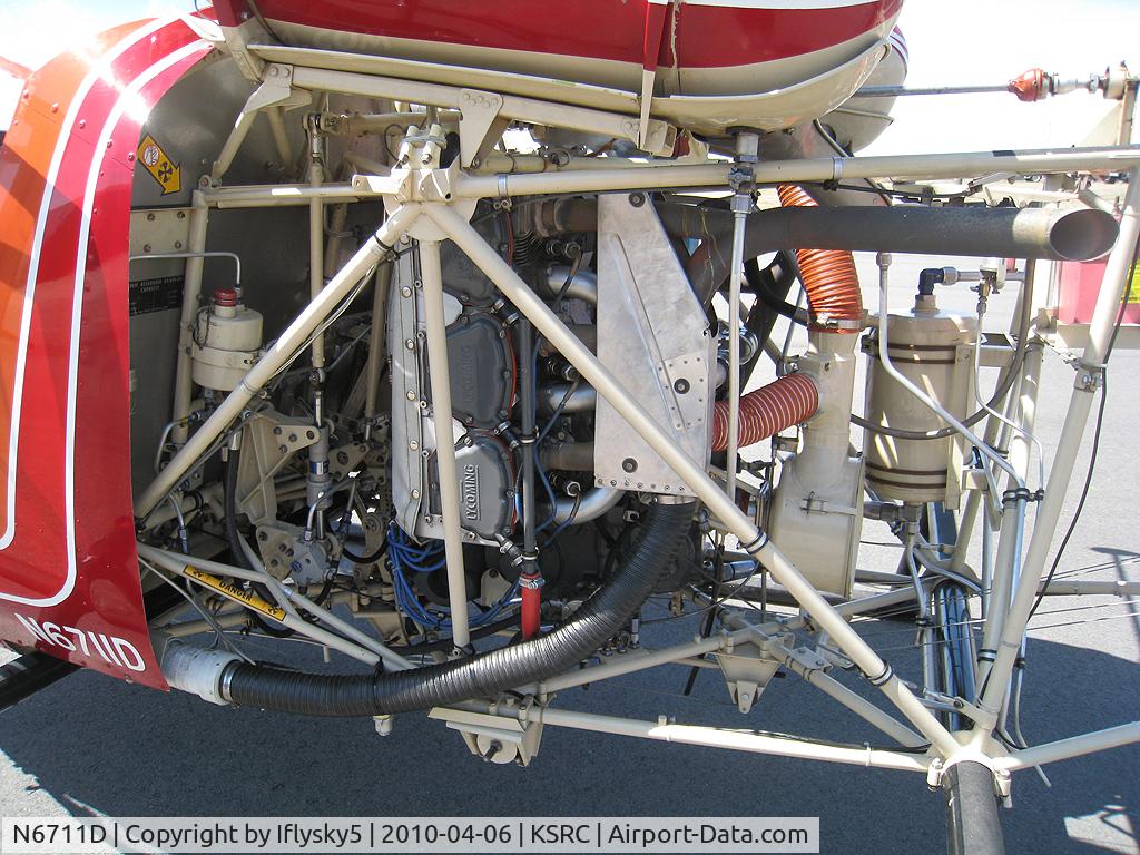 N6711D, 1958 Bell 47G-2 C/N 2192, N6711D Bell 47G-2