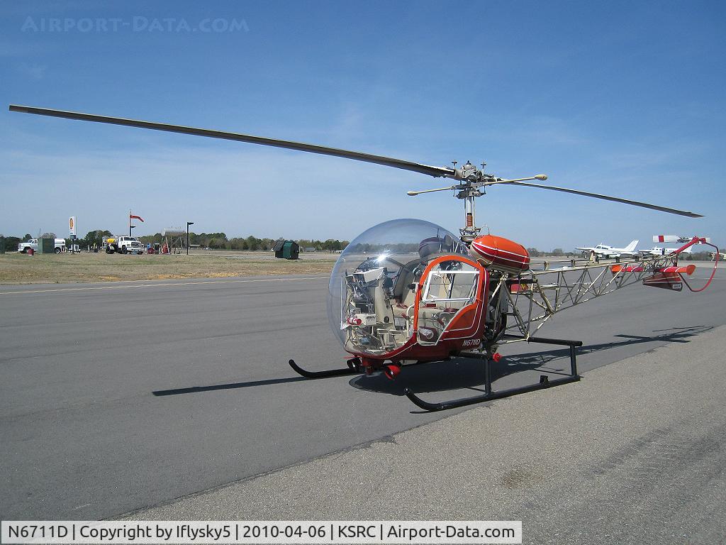 N6711D, 1958 Bell 47G-2 C/N 2192, N6711D Bell 47G-2