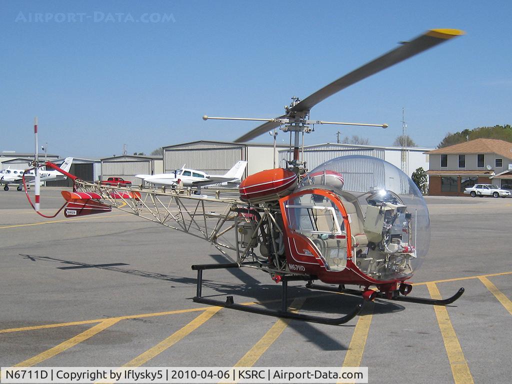 N6711D, 1958 Bell 47G-2 C/N 2192, N6711D Bell 47G-2