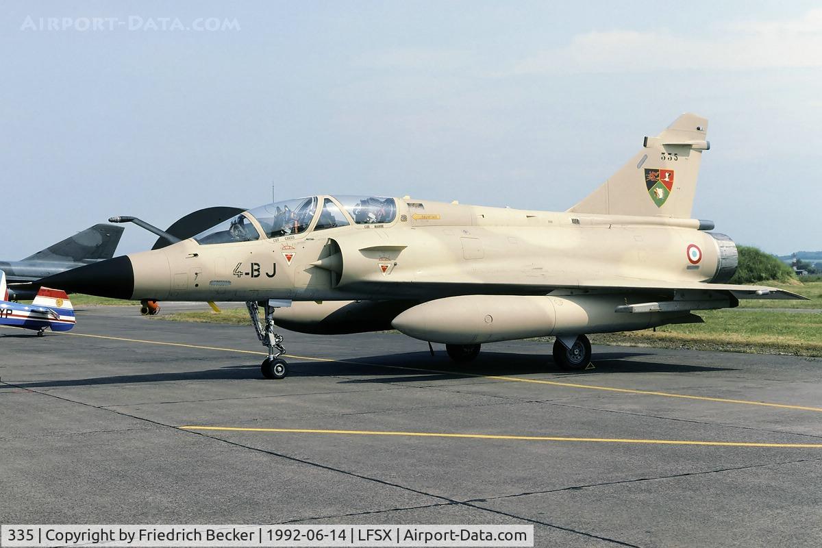 335, Dassault Mirage 2000N C/N 261, meeting national at Luxeuil les Bains 1992