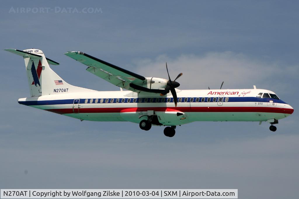 N270AT, 1991 ATR 72-212 C/N 270, visitor