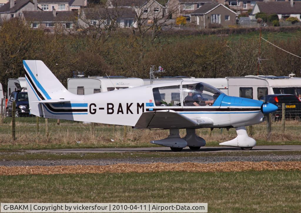 G-BAKM, 1972 Robin DR-400-140 Major C/N 755, Privately operated. Taken at Cark, Cumbria