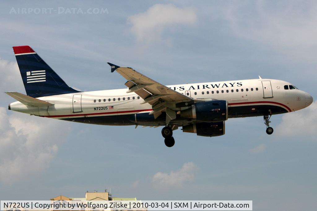 N722US, 1999 Airbus A319-112 C/N 1097, visitor