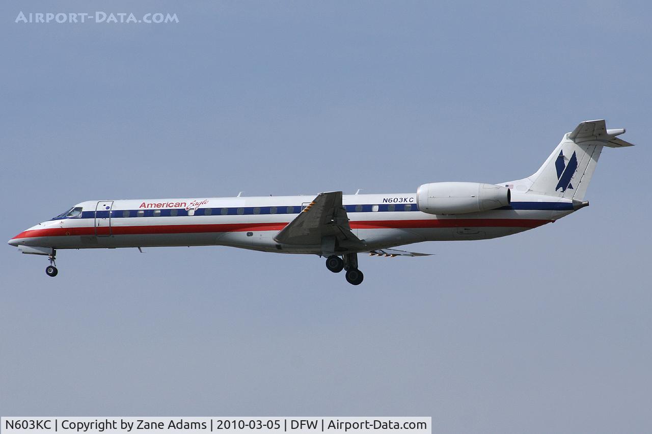 N603KC, 1998 Embraer ERJ-145LR (EMB-145LR) C/N 145055, American Eagle at DFW