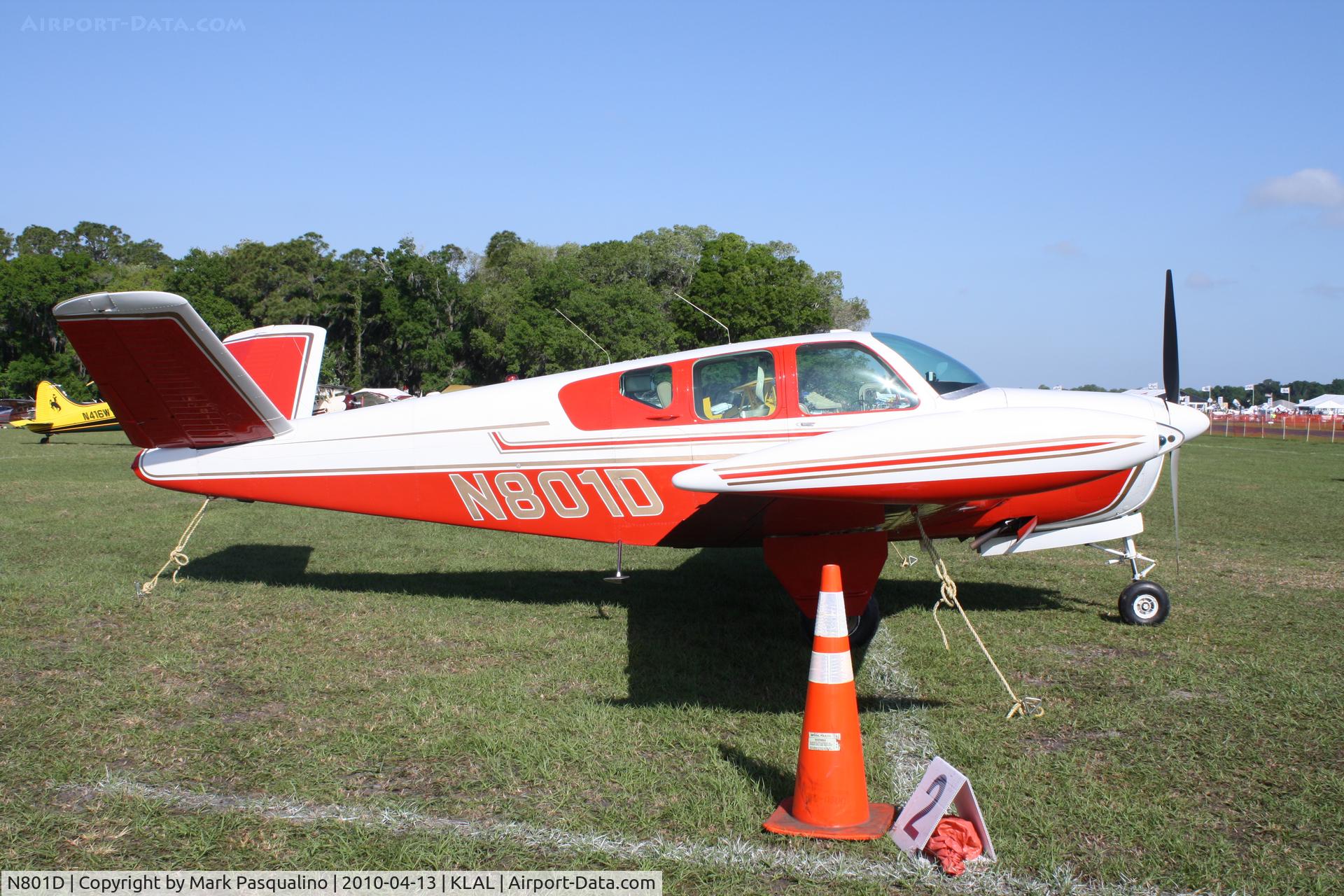 N801D, 1956 Beech G35 Bonanza Bonanza C/N D-4660, Beech G35
