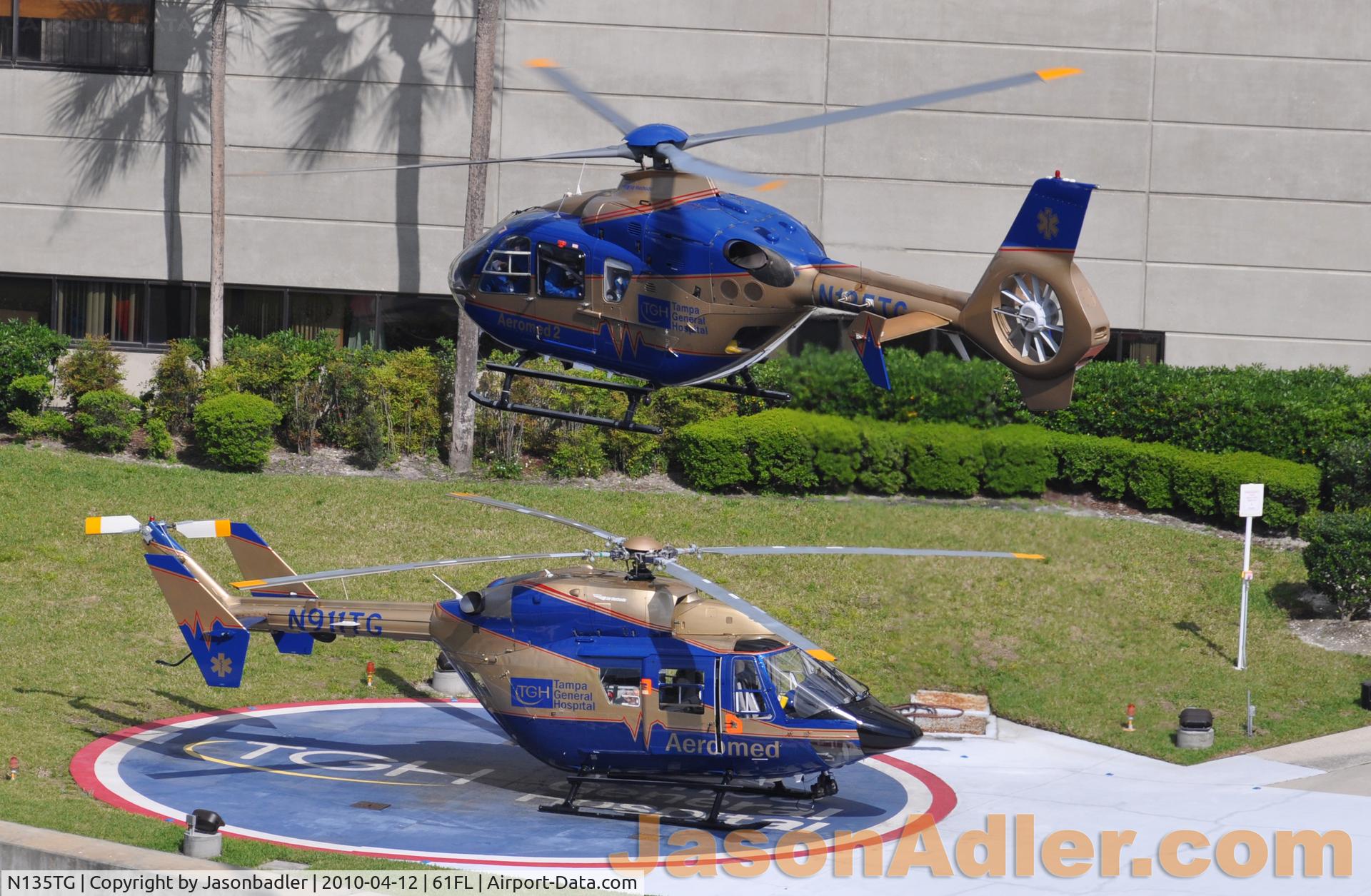 N135TG, 2003 Eurocopter EC-135T-2 C/N 0298, A quick shot i took of the two TGH helicopters.