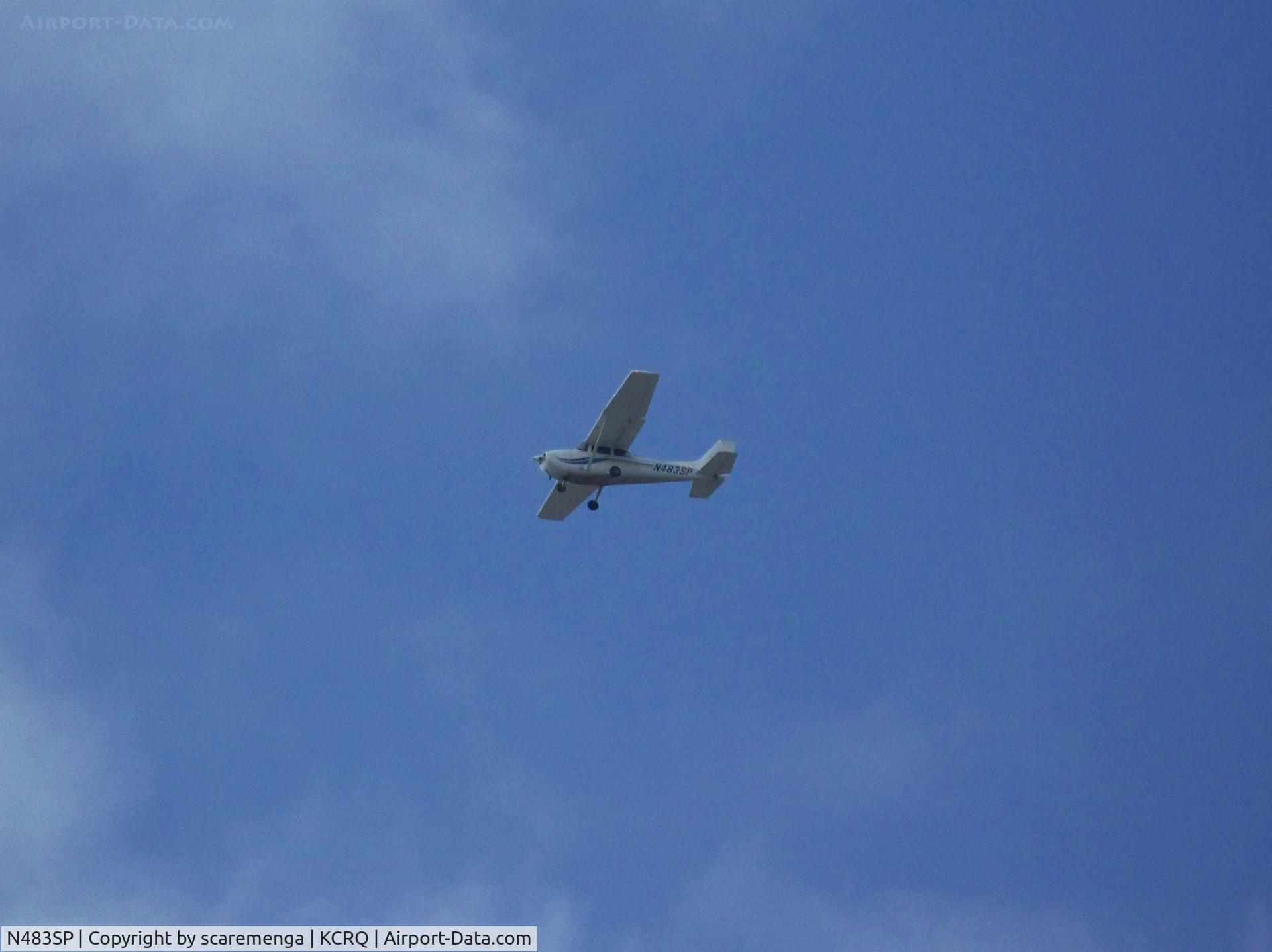N483SP, 1998 Cessna 172S C/N 172S8029, On aproach to CRQ