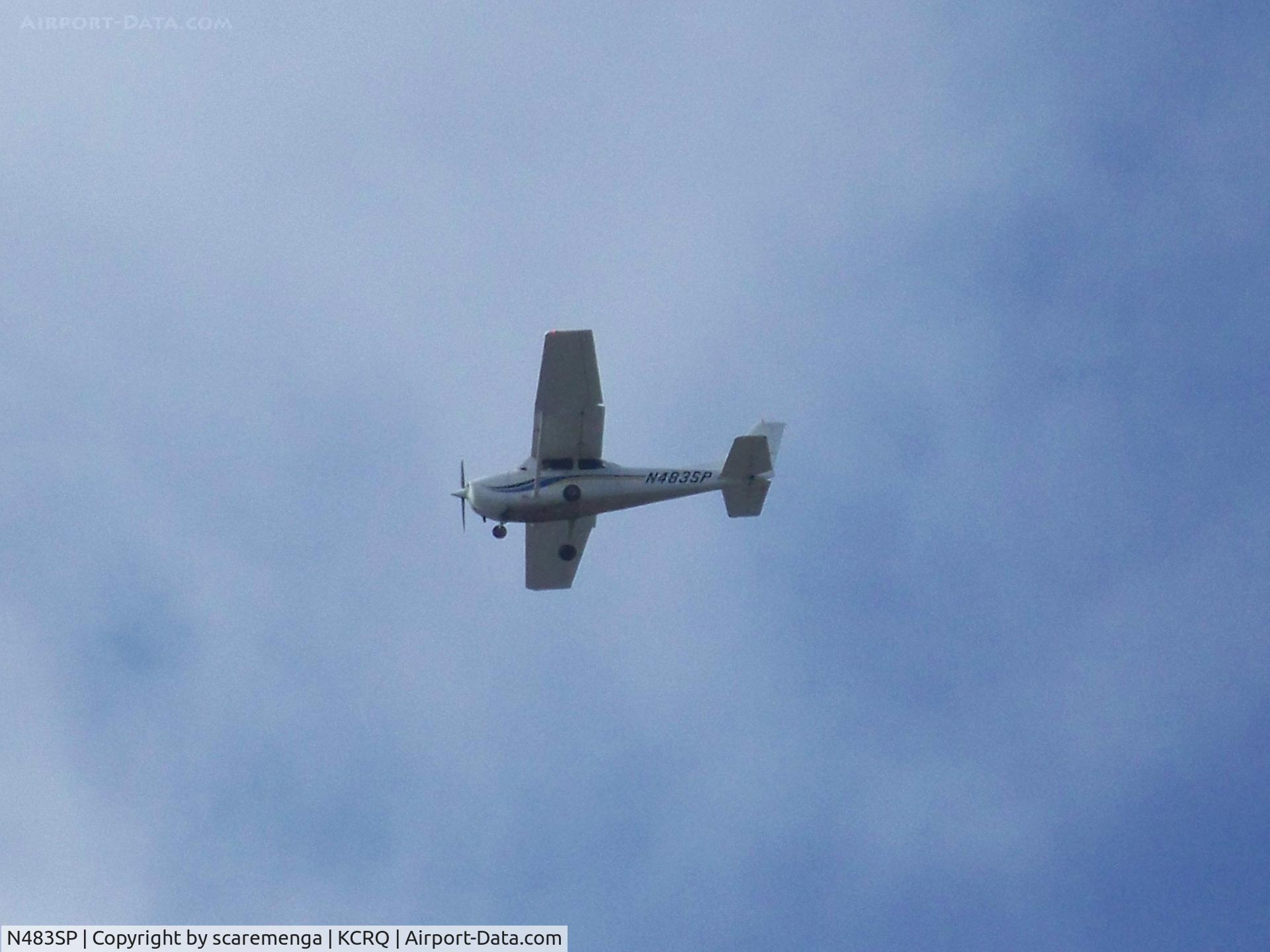 N483SP, 1998 Cessna 172S C/N 172S8029, On aproach to CRQ