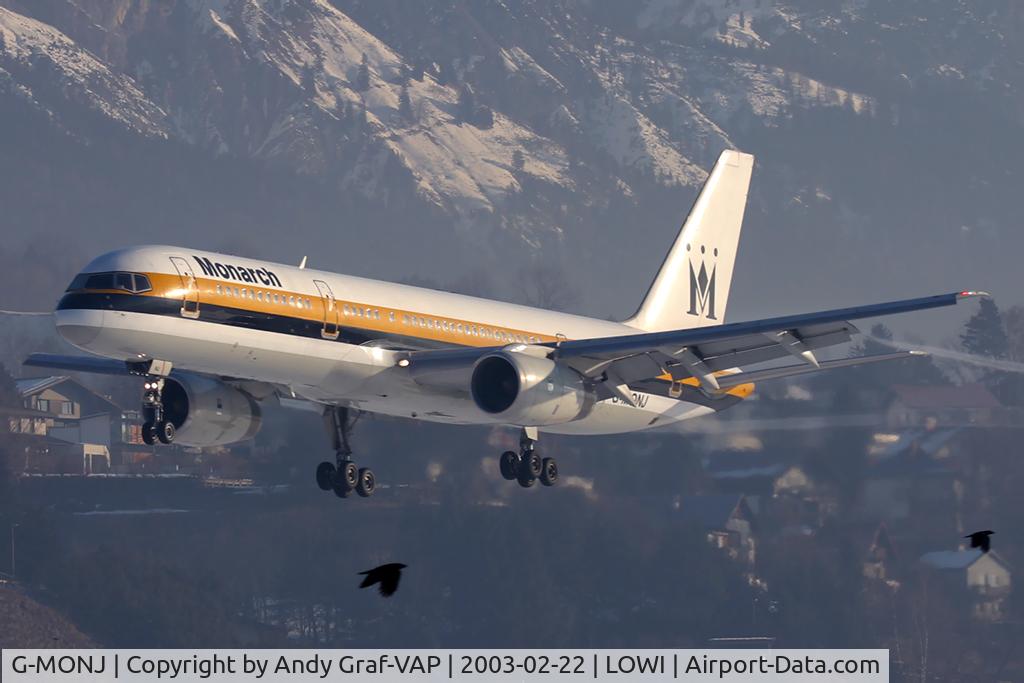 G-MONJ, 1988 Boeing 757-2T7 C/N 24104, Monarch 757-200