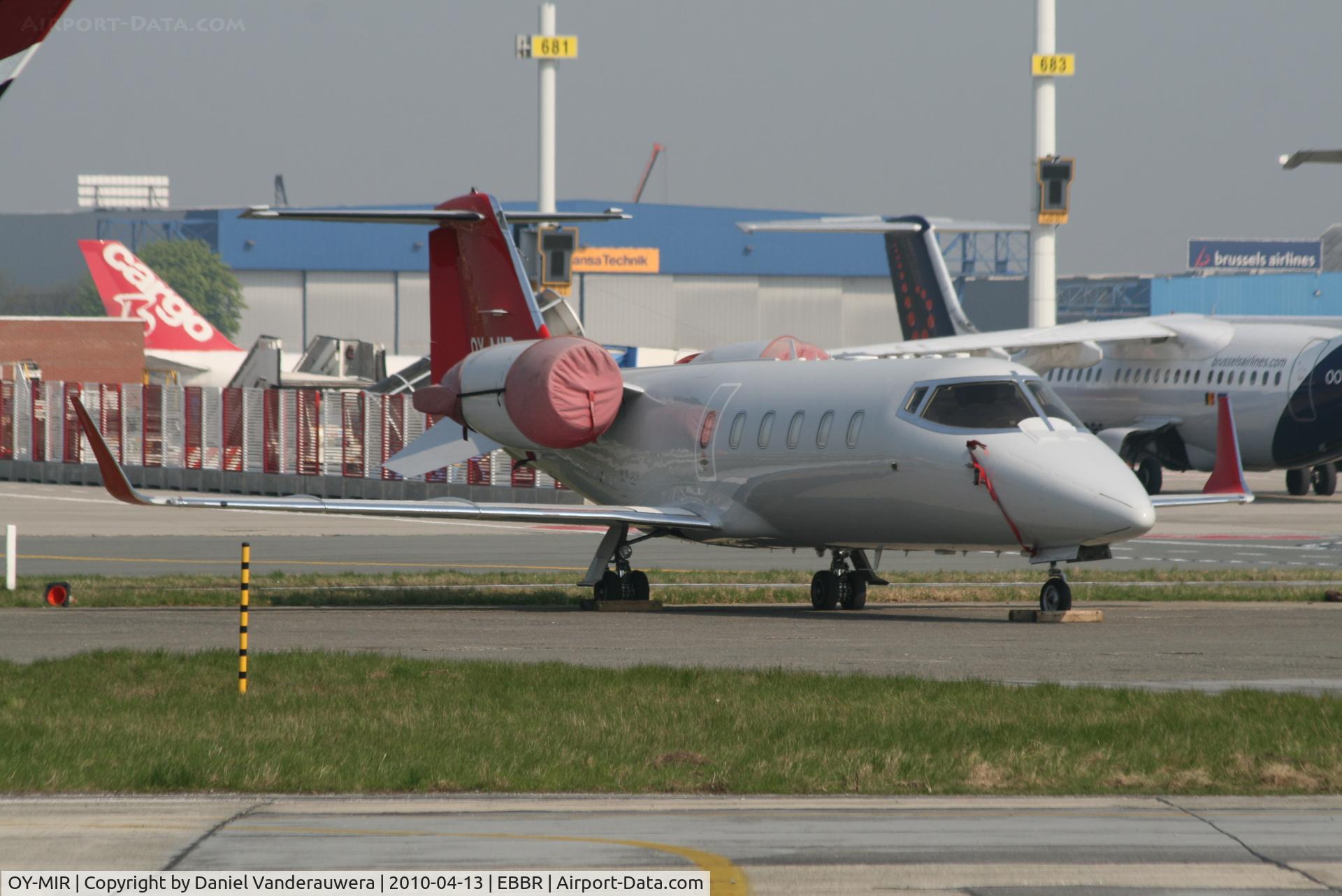 OY-MIR, Learjet 60XR C/N 60-322, On G.A. apron