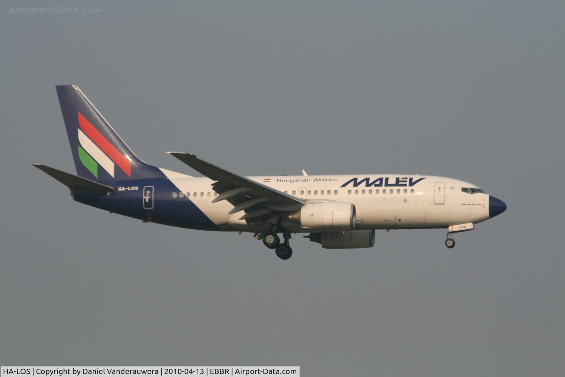 HA-LOS, 2005 Boeing 737-7Q8 C/N 29359, Arrival of flight MA600 to RWY 02
