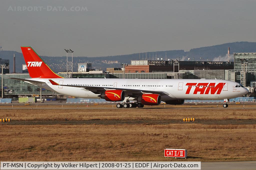 PT-MSN, 2003 Airbus A340-541 C/N 445, TAM