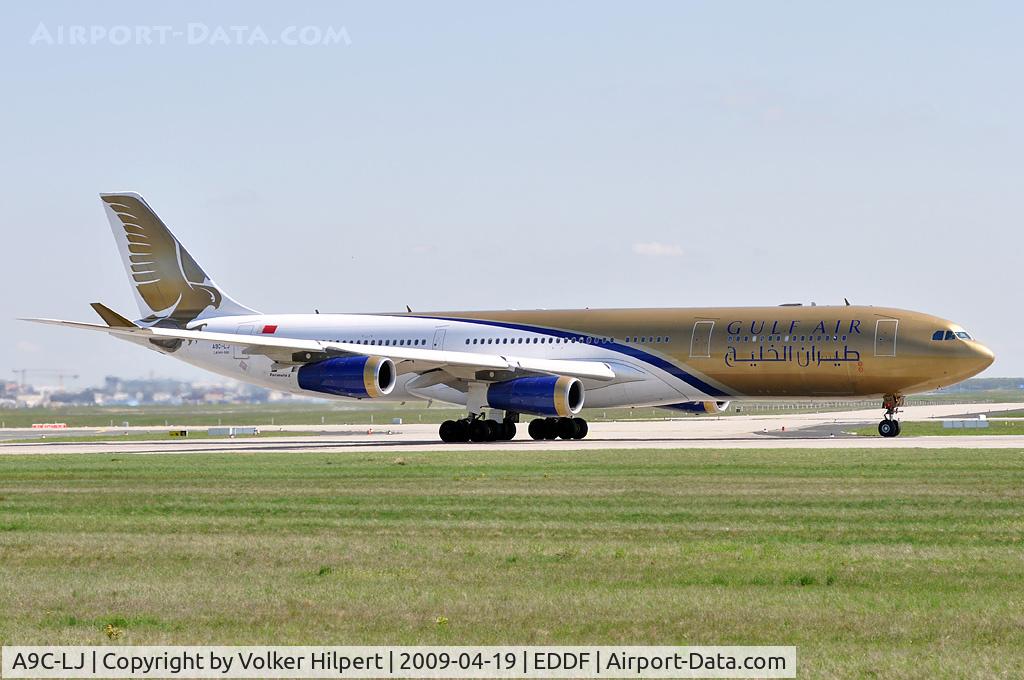 A9C-LJ, 1999 Airbus A340-313X C/N 282, Gulf Air new reg
