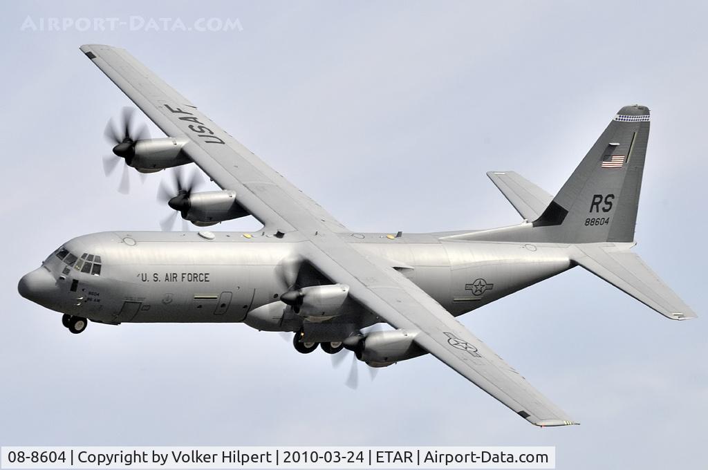 08-8604, 2008 Lockheed Martin C-130J-30 Super Hercules C/N 382-5612, at rms