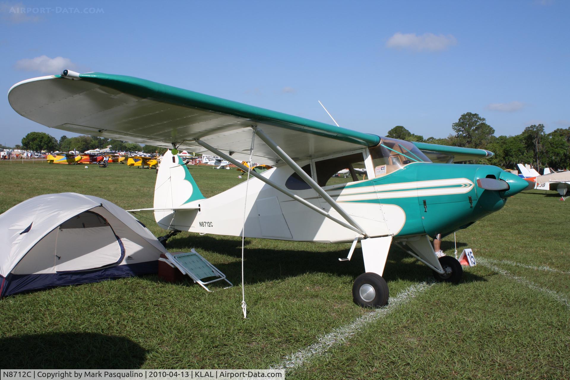 N8712C, 1953 Piper PA-22 C/N 22-1373, Piper PA-22