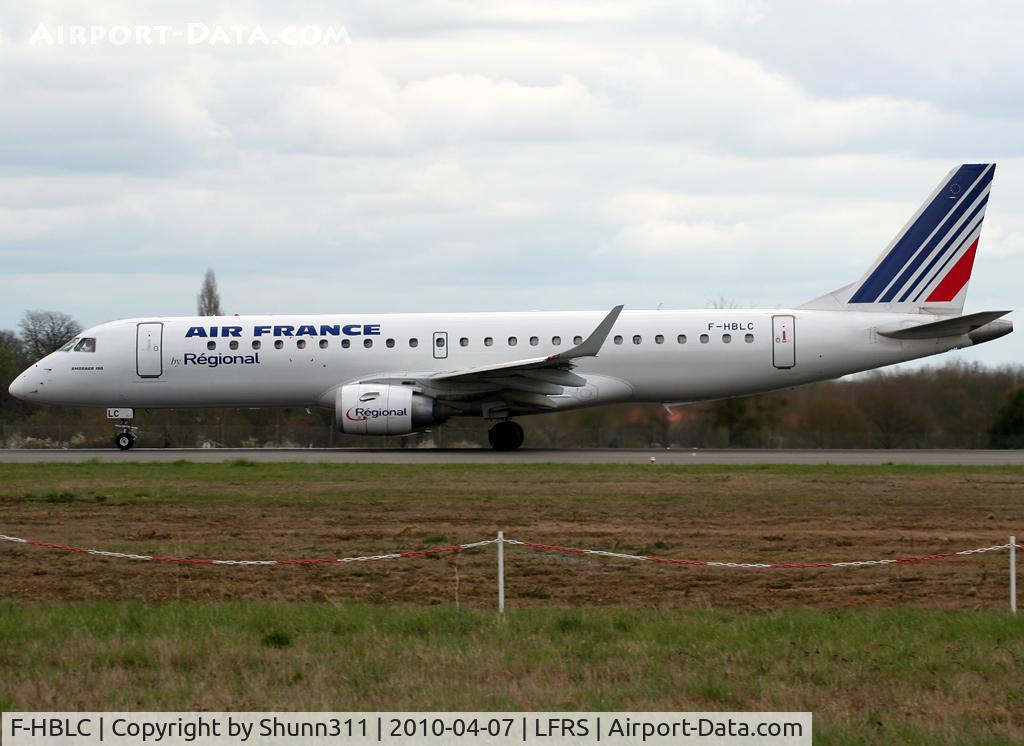 F-HBLC, 2007 Embraer 190AR (ERJ-190-100IGW) C/N 19000080, Ready for take off