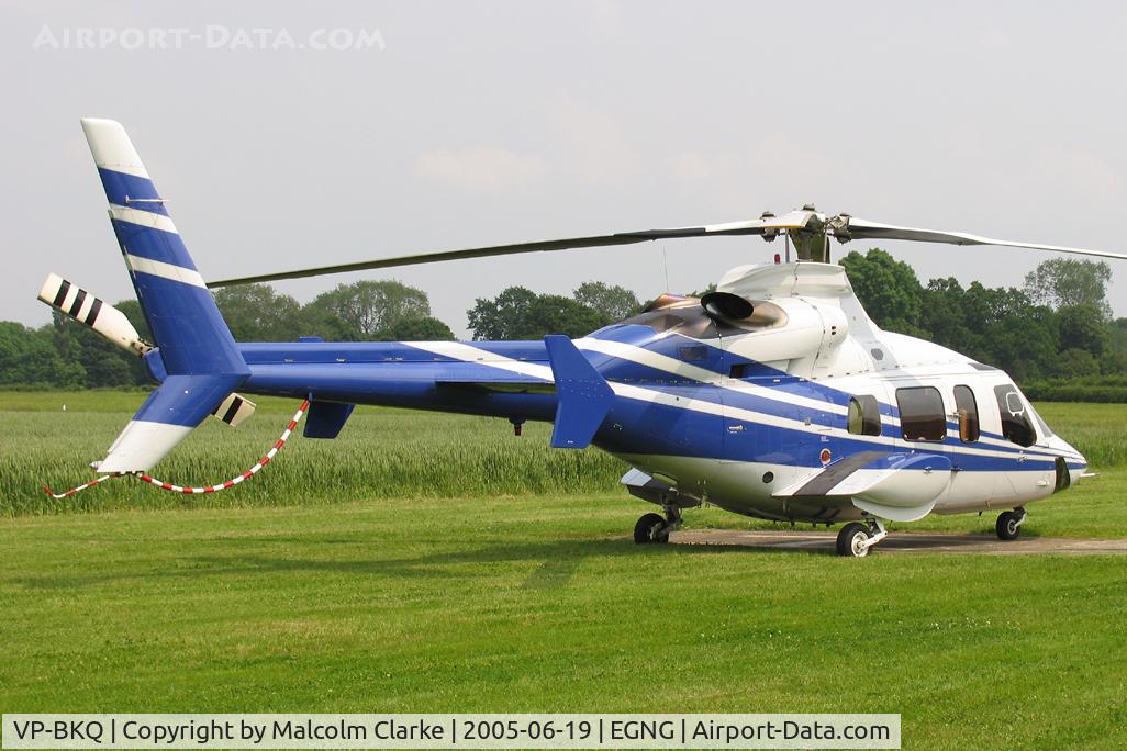 VP-BKQ, Bell 430 C/N 49008, Bell 430 at Bagby Airfield during a re-fuelling stop in 2005.