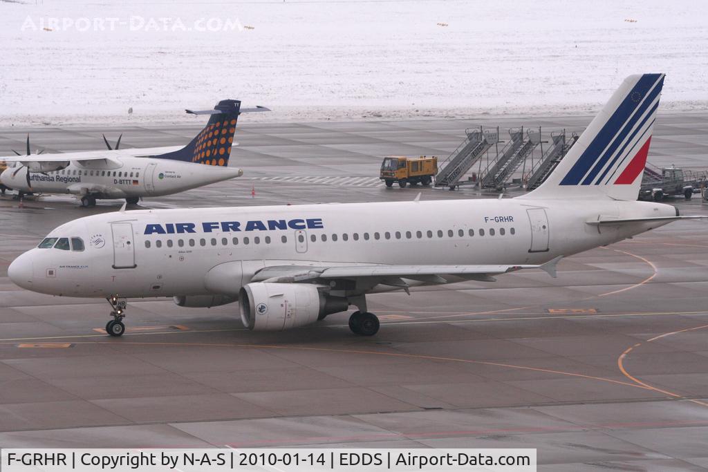 F-GRHR, 2001 Airbus A319-111 C/N 1415, Heading for home