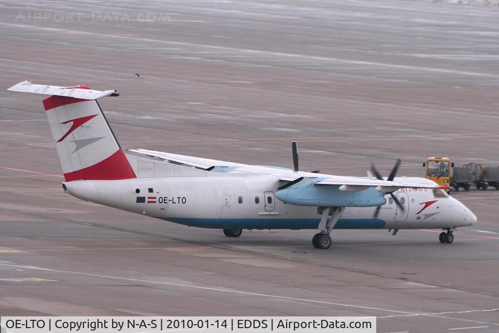 OE-LTO, 2000 De Havilland Canada DHC-8-314Q Dash 8 C/N 553, Arriving onto its stand