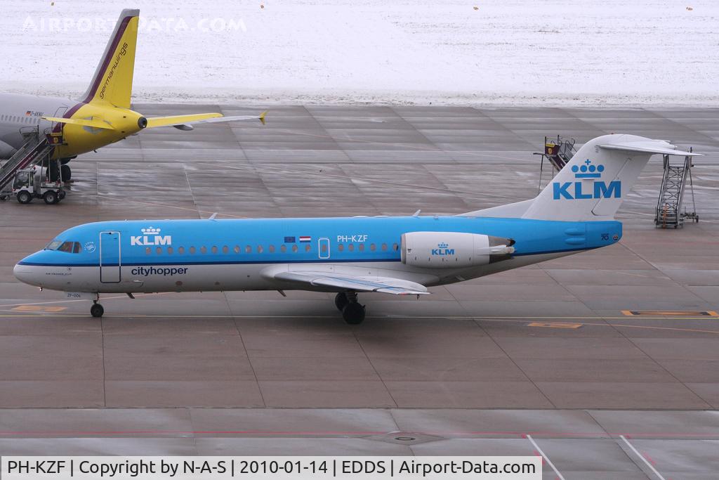 PH-KZF, 1996 Fokker 70 (F-28-0070) C/N 11577, Heading to AMS