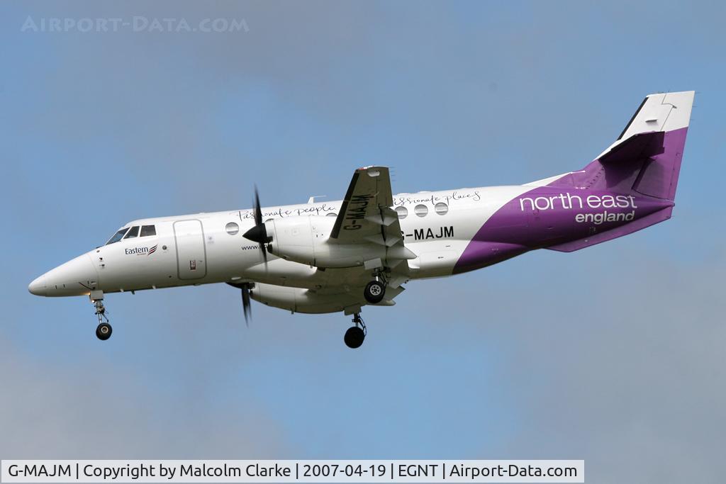 G-MAJM, 1996 British Aerospace Jetstream 41 C/N 41096, British Aerospace Jetstream 41 on finals to 25 at Newcastle Airport in 2007.