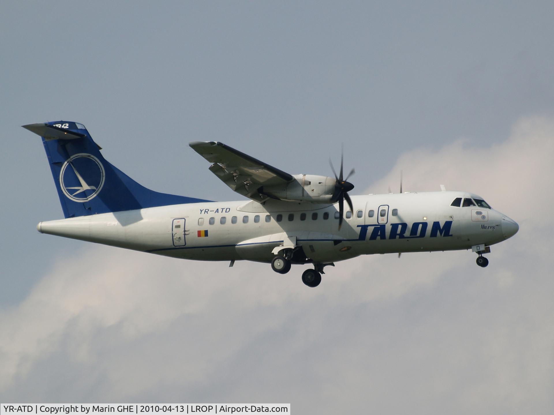 YR-ATD, 1998 ATR 42-500 C/N 591, Arrival Bucuresti-Otopeni