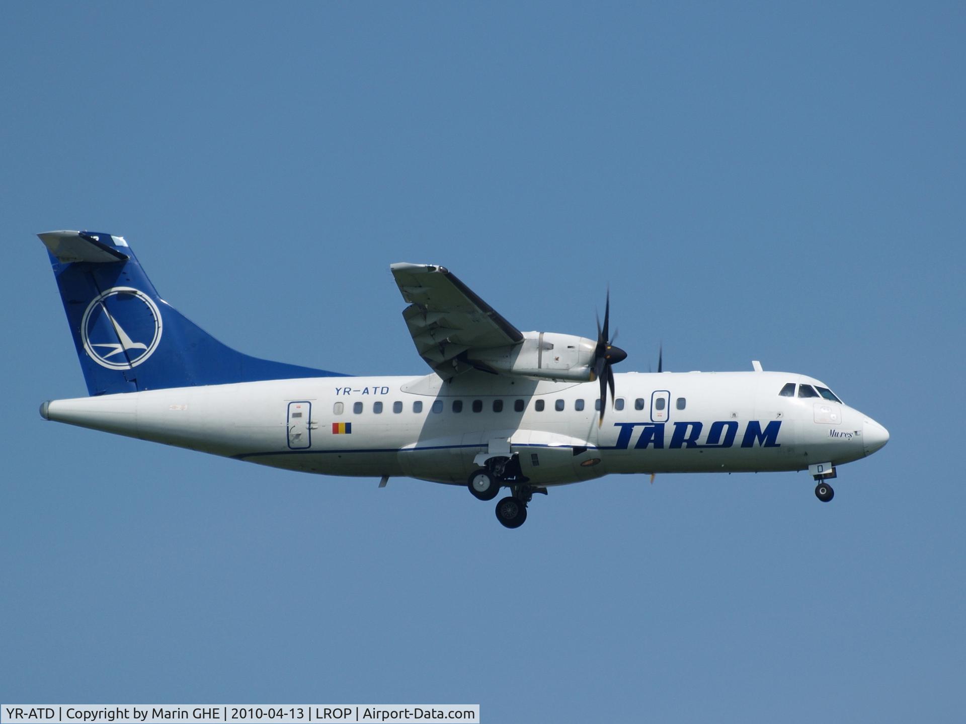 YR-ATD, 1998 ATR 42-500 C/N 591, Arrival Bucuresti-Otopeni