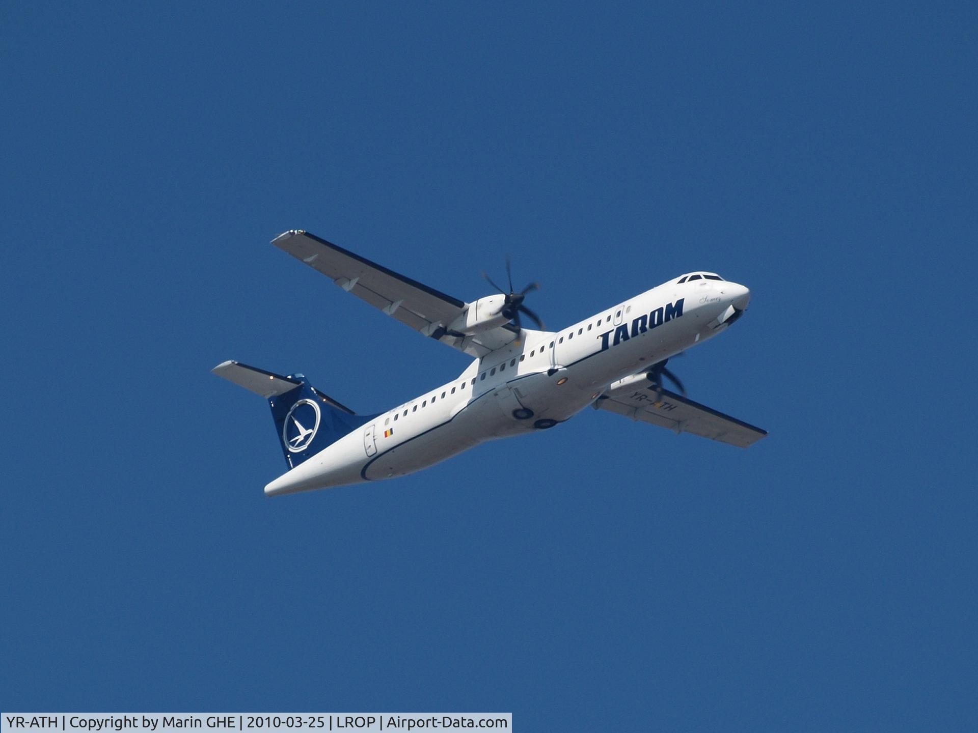YR-ATH, 2009 ATR 72-212A C/N 861, Arrival Bucuresti-Otopeni