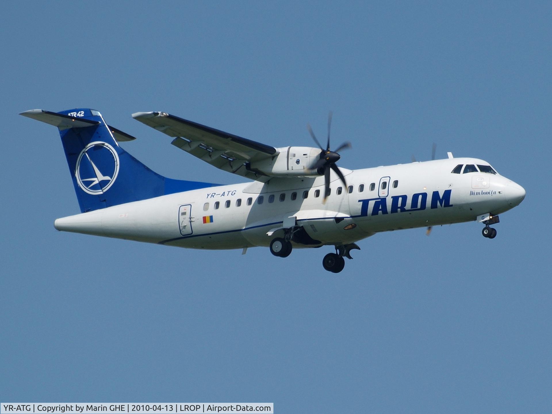 YR-ATG, 1999 ATR 42-500 C/N 605, Arrival Bucuresti-Otopeni