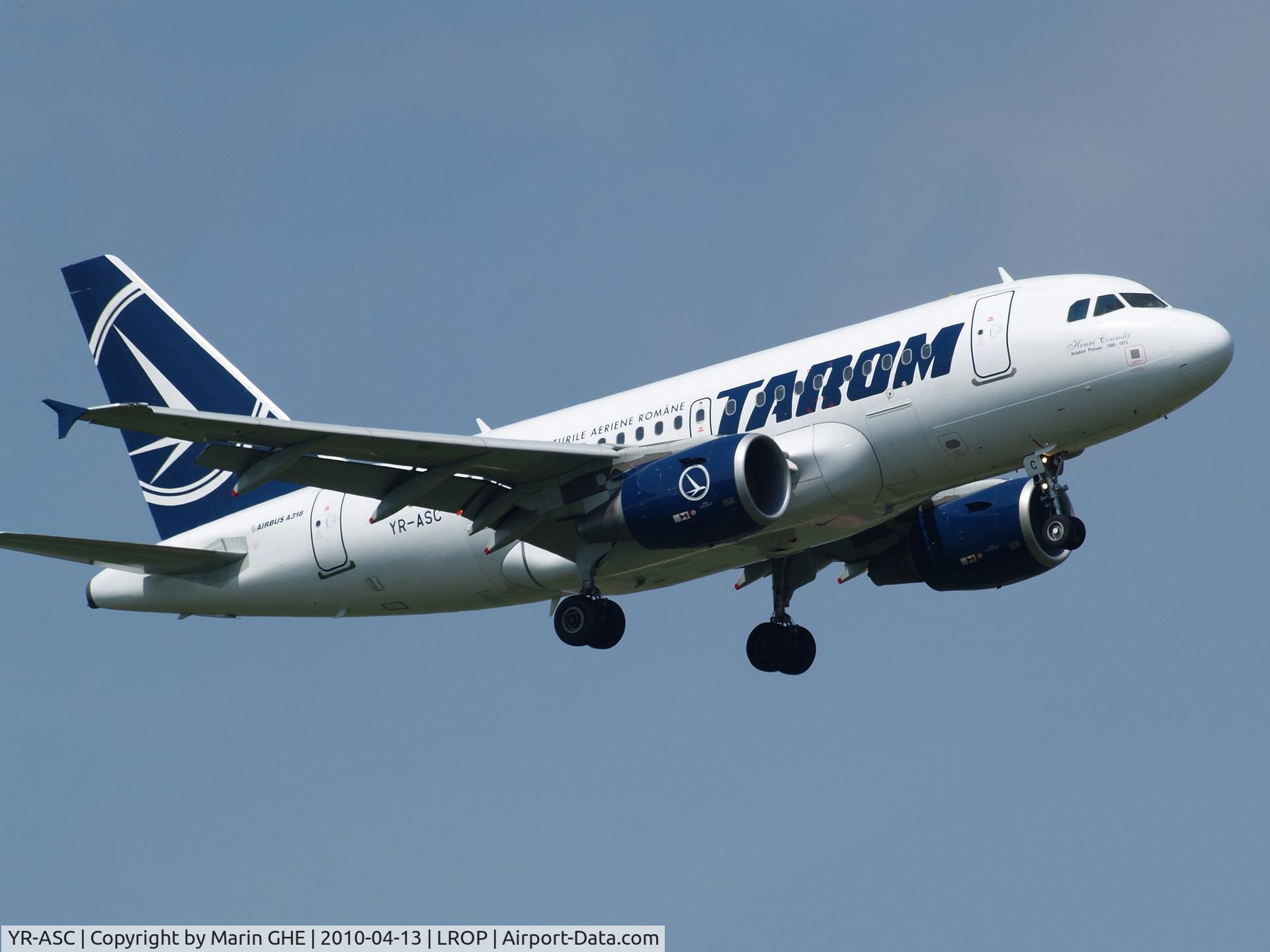 YR-ASC, 2007 Airbus A318-121 C/N 3220, Arrival Bucuresti-Otopeni