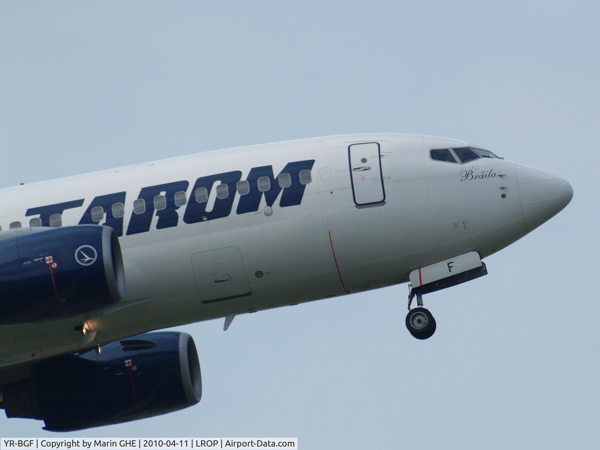 YR-BGF, 2001 Boeing 737-78J C/N 28440, Arrival Bucuresti-Otopeni