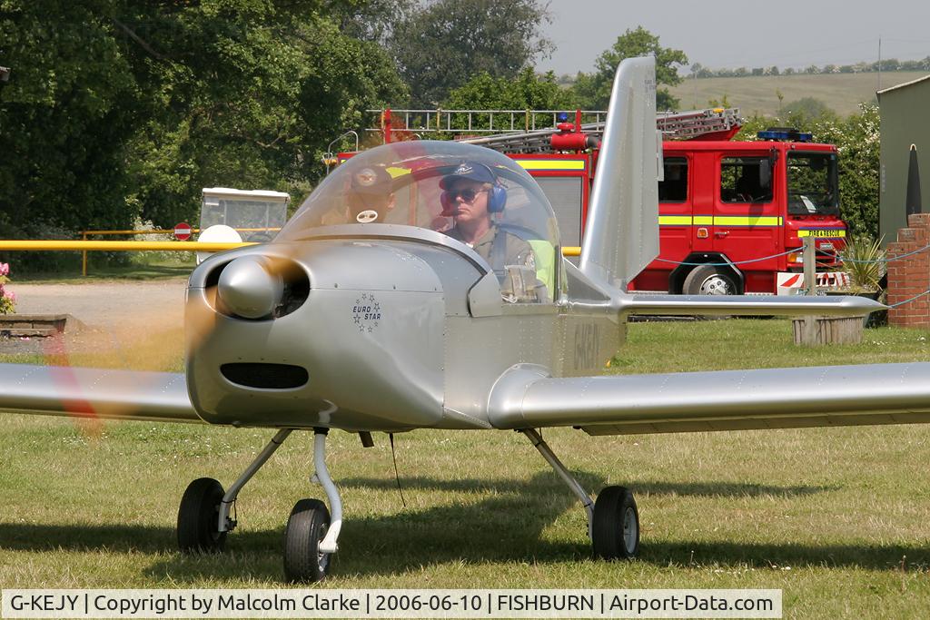 G-KEJY, 2004 Cosmik EV-97 TeamEurostar UK C/N 2017, Evektor Aerotechnik EV-97 Teameurostar UK;  one of the participants in the Fly UK 2006 around Britain flight from Halfpenny Green to Sandown via John O'Groats and Land's End.