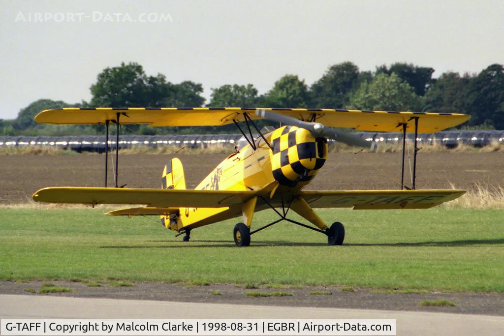 G-TAFF, 1957 CASA 1-131E Jungmann C/N 1129, CASA 1-131E-3B Jungmann at Breighton Airfield in 1998.